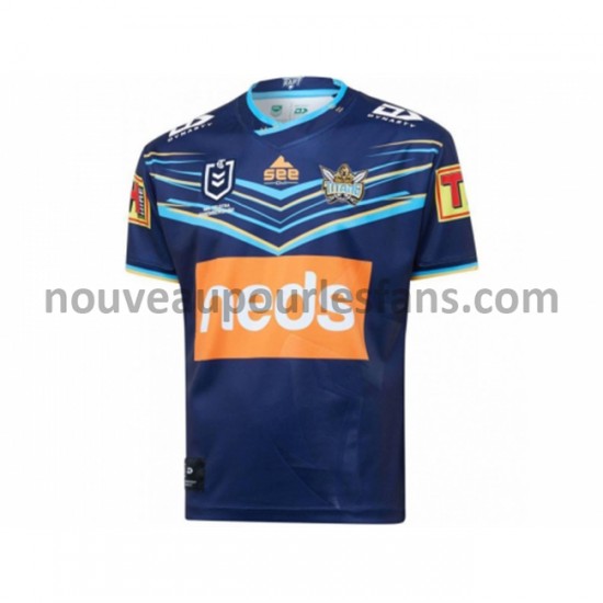 Maillot Rugby Gold Coast Titans Tenue Domicile 2020 Manche Courte