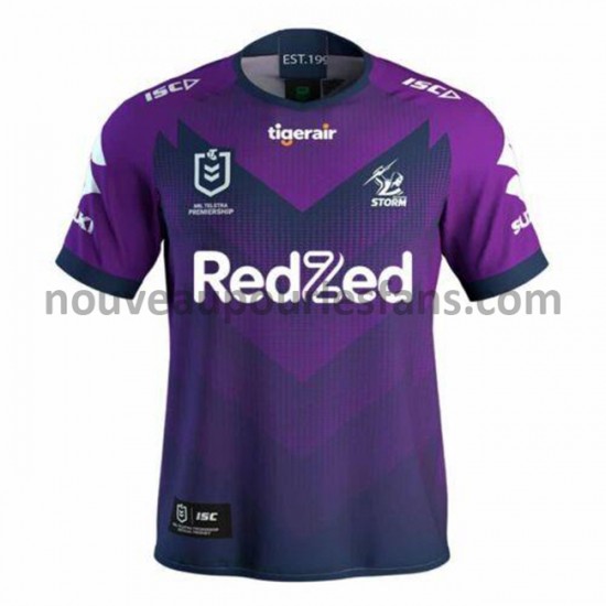 Maillot Rugby Melbourne Storm Tenue Domicile 2020 Manche Courte