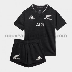 Maillot Rugby Nouvelle-Zélande Enfant Tenue Domicile 2020-2021 Manche Courte