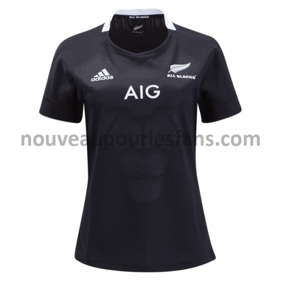 Maillot Rugby Nouvelle-Zélande Femme Tenue Domicile 2020-2021 Manche Courte
