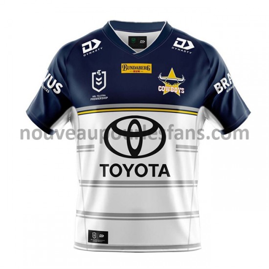Maillot Rugby North Queensland Cowboys Tenue Extérieur 2021 Manche Courte