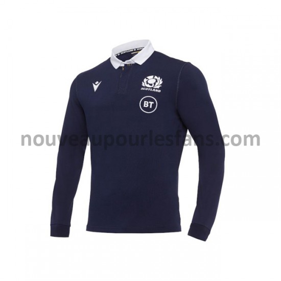Maillot Rugby Écosse Tenue Domicile 2020-2021 Manche Longue
