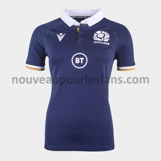 Maillot Rugby Écosse Femme Tenue Domicile 2020-2021 Manche Courte