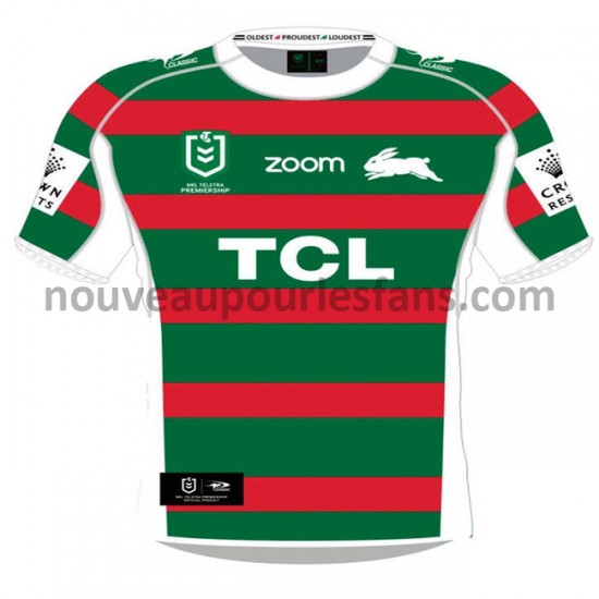 Maillot Rugby South Sydney Rabbitohs Tenue Extérieur 2021 Manche Courte