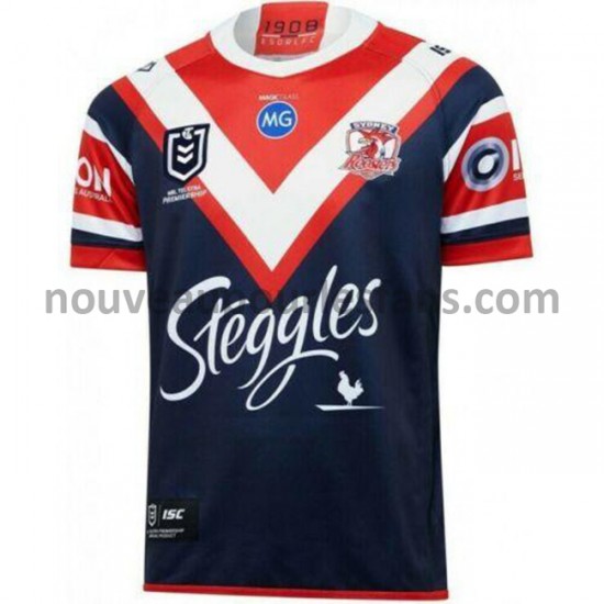 Maillot Rugby Sydney Roosters Tenue Domicile 2020 Manche Courte