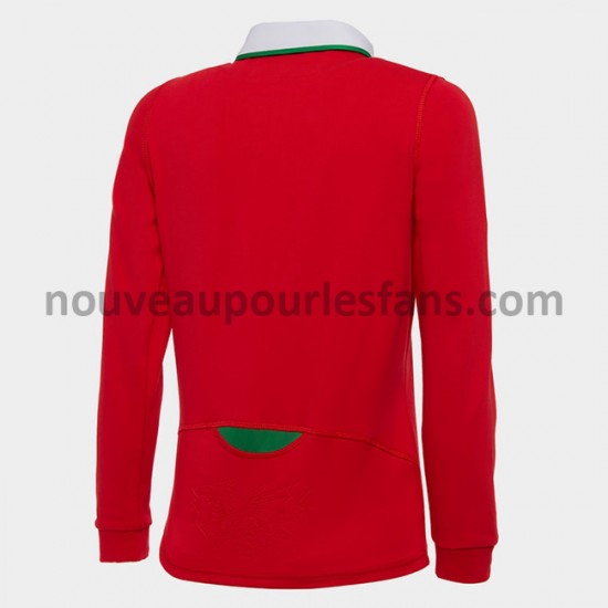 Maillot Rugby Pays de Galles Classic Tenue Domicile 2020-2021 Manche Longue