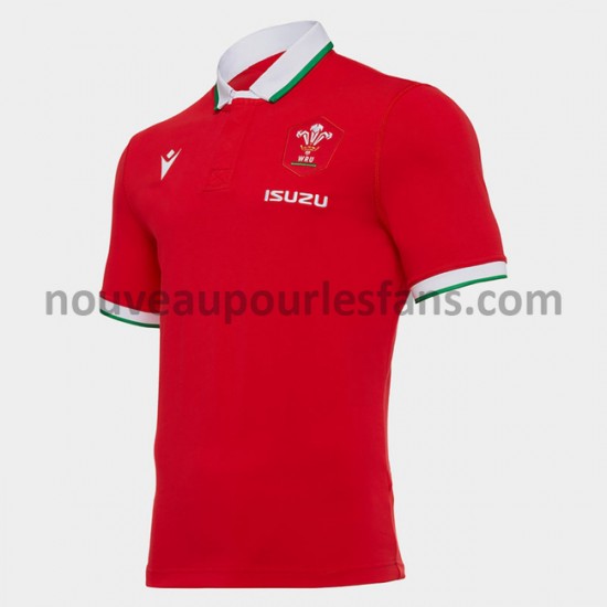 Maillot Rugby Pays de Galles Classic Tenue Domicile 2020-2021 Manche Courte