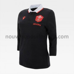 Maillot Rugby Pays de Galles Classic Femme Tenue Extérieur 2020-2021 Manche Longue